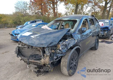 2015 Nissan Rogue S из США, поврежденный, VIN KNMAT2MV9FP549144